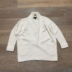 JCrew h3692 Long Open cardigan Sweater Size XS NWT Women's